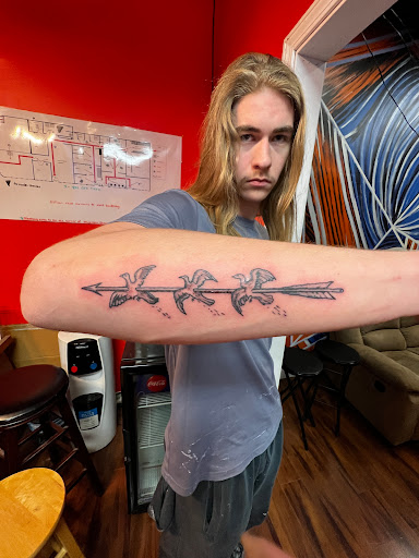 Explore black tattoo cover up ideas, creative tattoo ideas in Indianapolis, available at A-1 Art Tattoos LLC