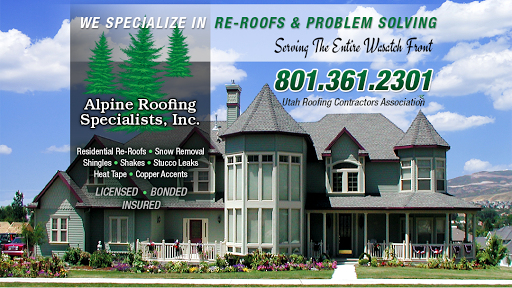 Alpine Roofing Specialists Inc in Orem, Utah