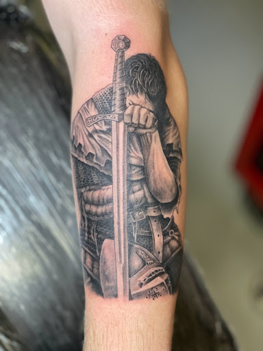 Explore american football tattoo ideas, creative tattoo ideas in Marietta, available at Monkeys Uncle Tattoo