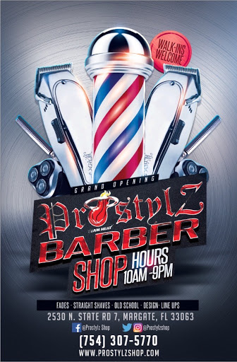 Barber Shop «PROSTYLZ BARBER SHOP», reviews and photos, 2530 N State Rd 7, Margate, FL 33063, USA