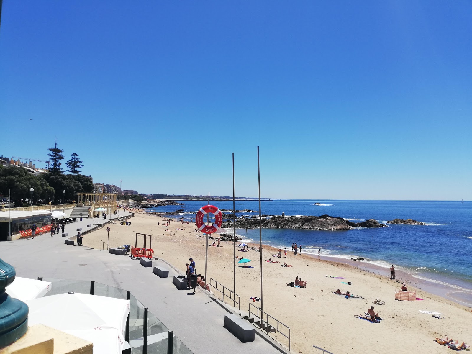 Foto af Praia do Homem do Leme med lys skaldesand overflade