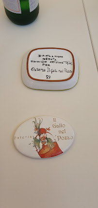 Restaurant Beccofino à Pienza (le menu)