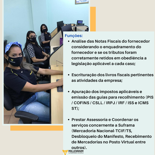 MILLENNIUM CONTABILIDADE - Escritório Contábil em Manaus