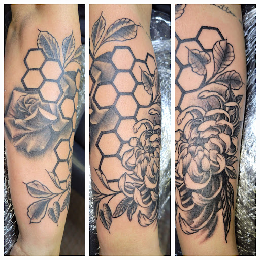 Explore daughter name tattoo ideas for dad, creative tattoo ideas in Angola, available at Hoodlum Ink