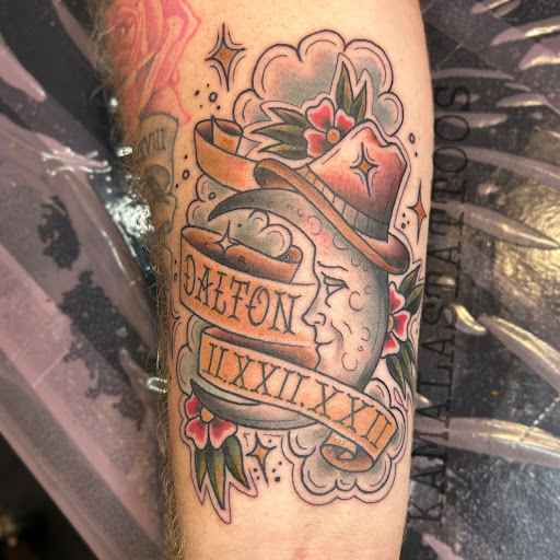 Explore clock tattoo ideas for females, creative tattoo ideas in Bridgeport, available at Pike Street Studios Tattoo and Body Piercing