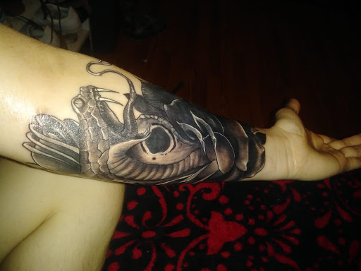 Explore jaws tattoo ideas, creative tattoo ideas in Snohomish, available at Endless Tattoos