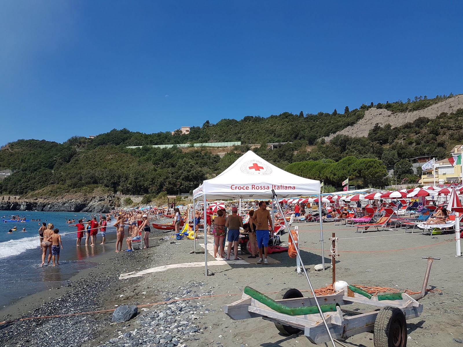 Foto de Spiaggia Lungomare área de complejo turístico de playa