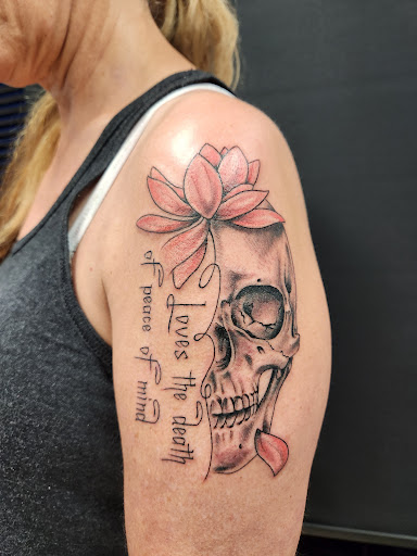 Explore biblical tattoo ideas for men, creative tattoo ideas in Stamford, available at Full Throttle Tattoo Studio