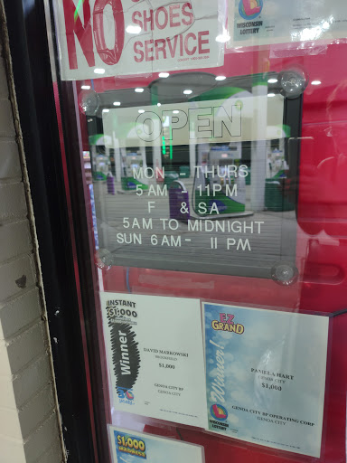 Gas Station «BP», reviews and photos, 100 Elizabeth Ln, Genoa City, WI 53128, USA