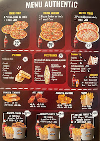 Carte du Diva Pizza à Vert-Saint-Denis