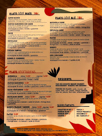 Menu du Les 3 Salsas à Biarritz