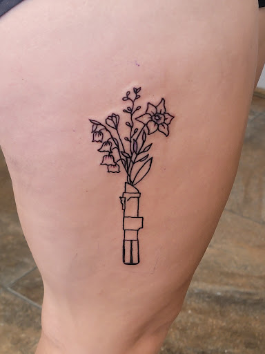 Explore father and daughter tattoos ideas, creative tattoo ideas in Santa Clara, available at Vamp Body Art piercings and tattoo studio