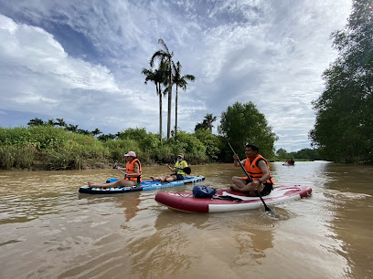 Chèo SUP CẦN THƠ WestSide SUP ( dịch vụ chèo ván dưới nước , Camping )