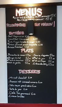 Le petit relais à Paris menu