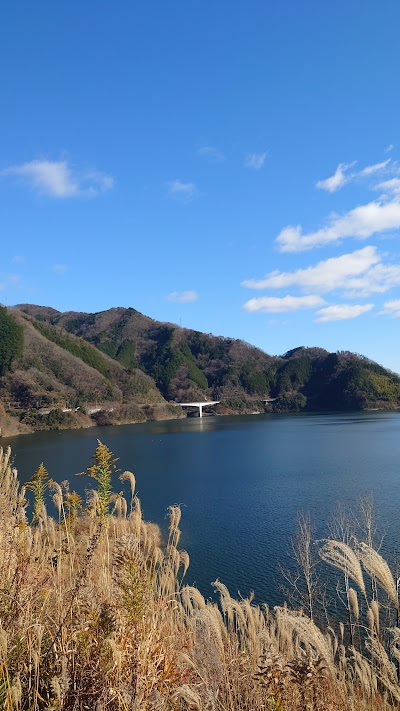 奥津湖畔 駐車場