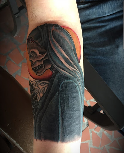 Explore cancer zodiac tattoo ideas, creative tattoo ideas in Ambler, available at Tattoo GalaxyAmbler Piercing & Custom Tattoos