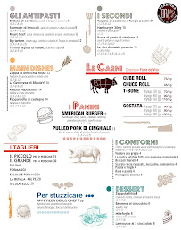 Menu du BraDeVi à San Potito Ultra