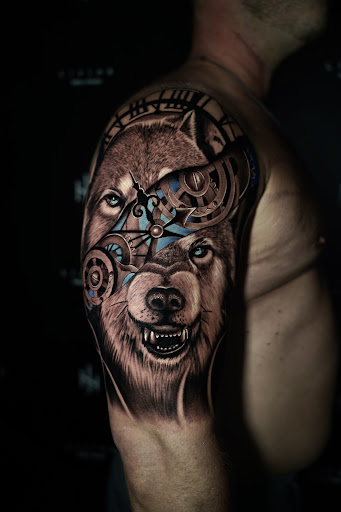 Explore til death tattoo ideas, creative tattoo ideas in Charlotte, available at Livink Tattoo Studio