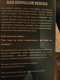 Menu / carte de Steakhouse Rodizio à Dortmund