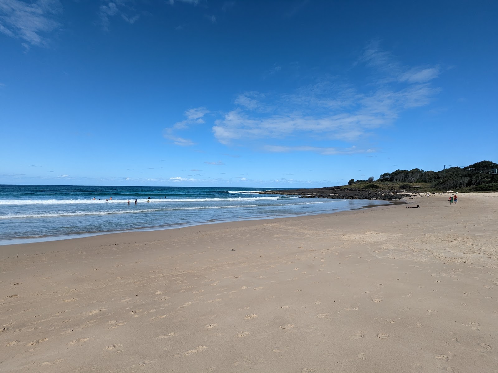 Gannet Beach的照片 带有碧绿色纯水表面