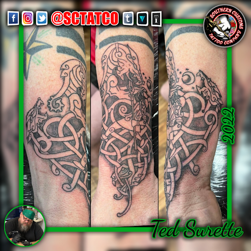 Explore epic tattoo ideas, creative tattoo ideas in Fayetteville, available at Southern Customs Tattoo Company