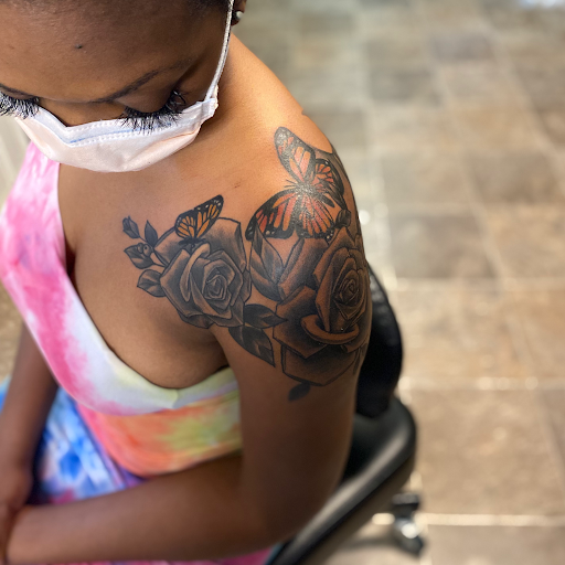 Explore men's tattoo ideas sleeve, creative tattoo ideas in Albany, available at Tat Jones Ruthless Tattoos L.L.C.