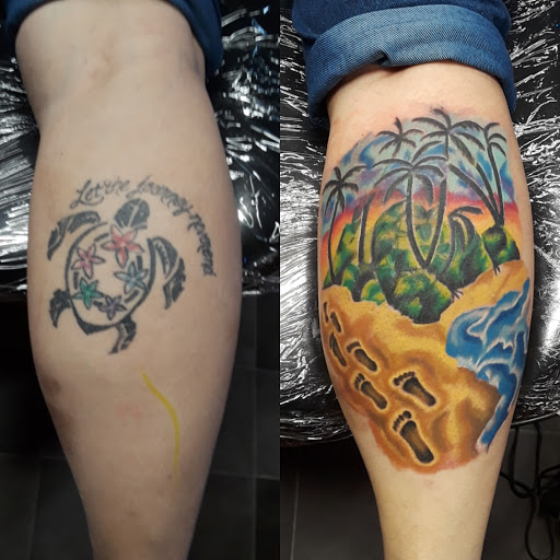 Explore koi tattoo ideas, creative tattoo ideas in Abilene, available at A Tattoo Experience by Spaz