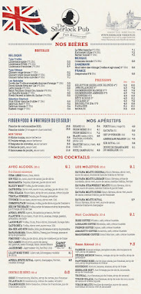 The Sherlock Pub - Restaurant Verdun à Verdun menu