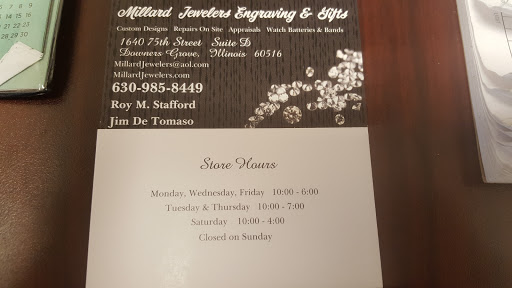 Jewelry Store «Millard Jewelers», reviews and photos, 1640 75th St d, Downers Grove, IL 60516, USA