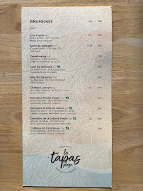 Carte du Le Tapas Plage à Mauguio