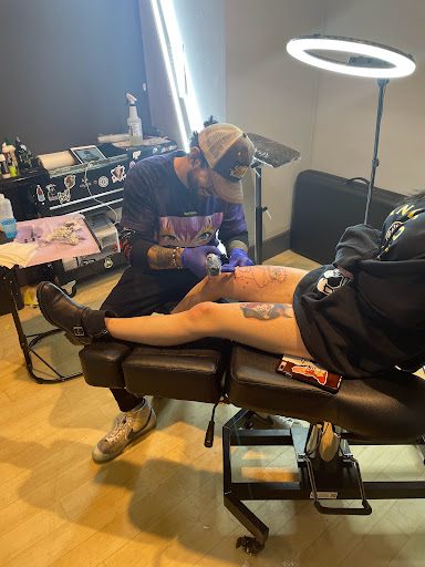 Explore batman sleeve tattoo ideas, creative tattoo ideas in Fort Wayne, available at Grade A Tattoos and Body Piercing