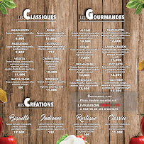 Menu du VANNI Pizzeria à Ussel