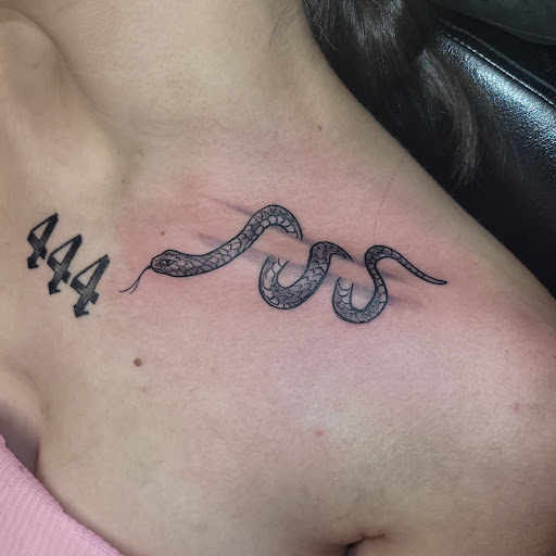 Explore star tattoo cover up ideas, creative tattoo ideas in Appleton, available at Fox Valley Tattoo