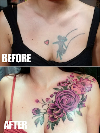 Explore dopamine tattoo ideas, creative tattoo ideas in Huntington Beach, available at Mechanical Concept Tattoo