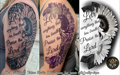 Explore good tattoo ideas for cover up, creative tattoo ideas in Lakeview, available at Backwoods Tattoo Studio