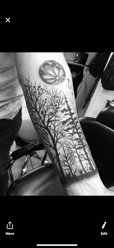 Explore the witcher tattoo ideas, creative tattoo ideas in Bakersfield, available at Bakersfield Tattoo & Piercing