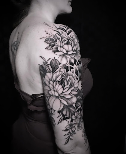 Explore nautical star tattoo ideas, creative tattoo ideas in Spokane, available at Anchored Art Tattoo