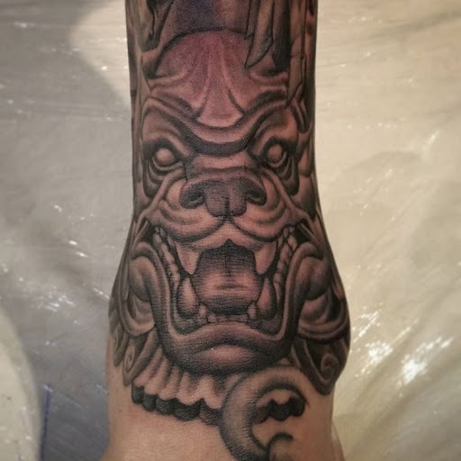 Explore cover up neck tattoo ideas, creative tattoo ideas in Oxnard, available at Downtown Tattoo & Body Piercing