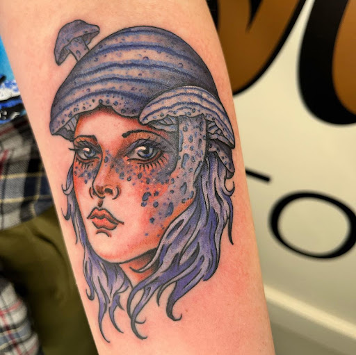 Explore rosary tattoo ideas, creative tattoo ideas in Muncie, available at Fox & Sparrow Tattoo