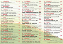 straPIZZAmi à Livigno menu