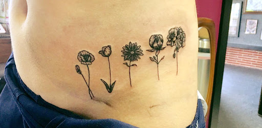 Explore stick and poke tattoo idea, creative tattoo ideas in Milwaukee, available at Bay Street Tattoo Co.