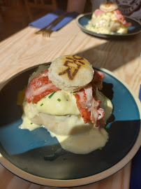 Œufs Bénédicte du Restaurant coréen Oomji - Bistrot Coréen à Bordeaux - n°5