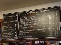 L'Express Bar à Paris carte