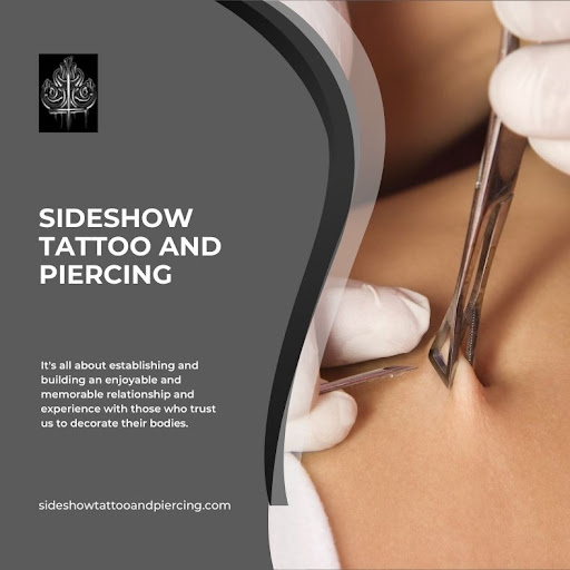 Find tattoo ideas for in between breast for your next unique tattoo in San Diego at Sideshow Tattoo and Piercing