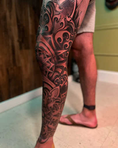 Explore pattern tattoo ideas, creative tattoo ideas in Hudson, available at The Bohemian Social Club