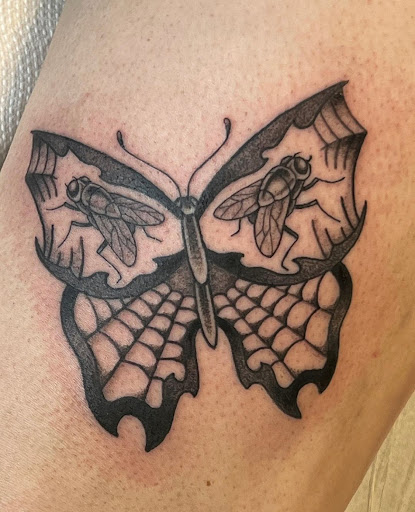 Explore grinch tattoo ideas, creative tattoo ideas in Brooklyn, available at Hand of Glory Tattoo & Piercing