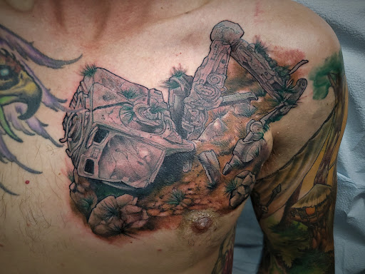 Explore halloween tattoos ideas, creative tattoo ideas in Denver, available at CREATUREARCADE TATTOO AND ILLUSTRATION-LOCATED IN LAKEWOOD CO