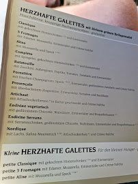Restaurant français Le Sud à Konstanz (la carte)