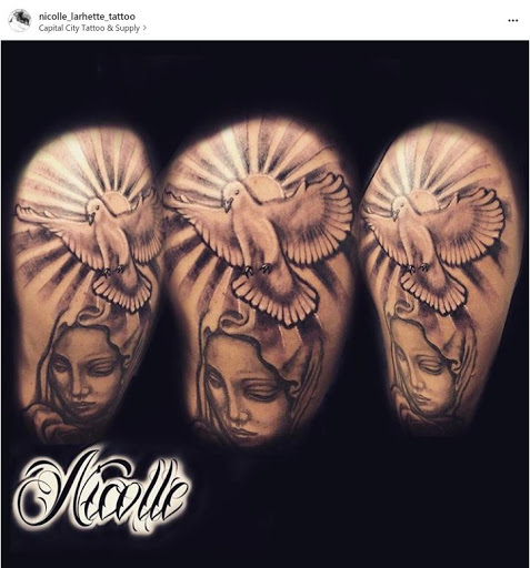 Explore background tattoo ideas sleeve, creative tattoo ideas in Concord, available at Capital City Tattoo LLC