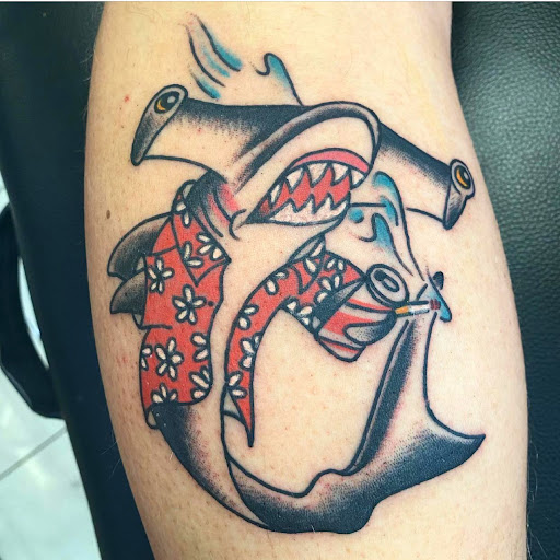Explore scuba diving tattoo ideas, creative tattoo ideas in Honolulu, available at Sacred Art Tattoo Waikiki